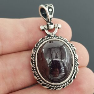 Garnet (Lal) Kolye Ucu (Gümüş) - garnet Taşı Enerjisi ve Doğal Formu