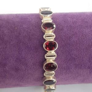 Garnet (Lal) Künye (Gümüş)