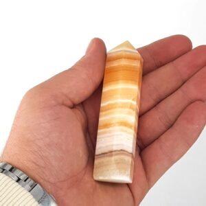 Turuncu Kalsit Obelisk - 2