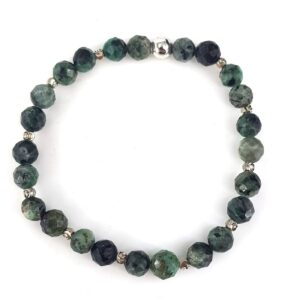 Zümrüt Bileklik Faset 6mm - 2