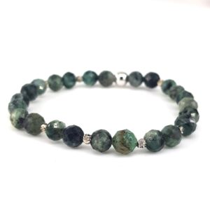 Zümrüt Bileklik Faset 6mm