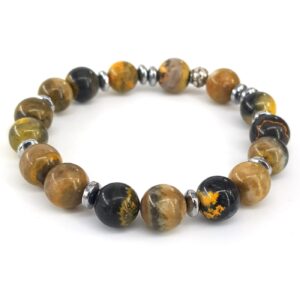 Bumblebee Akik Bileklik 10mm