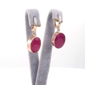 Yakut Küpe (Gümüş)