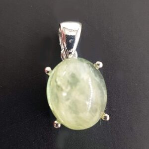 Prehnite Kolye Ucu (Gümüş)