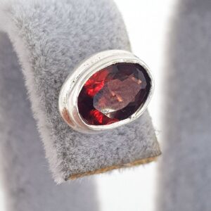 Garnet (Lal) Küpe (Gümüş) - 2