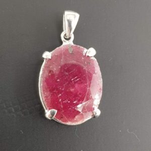 Yakut Kolye Ucu (Gümüş)