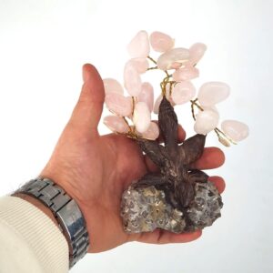 Pembe Kuvars Ağaç - Pembekuvars Taşı Enerjisi ve Doğal Formu