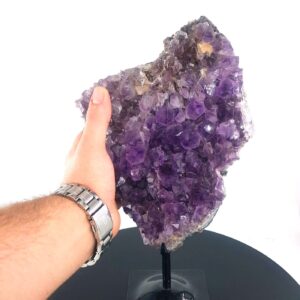 Ametist Ham Taş (Standlı) - Ametist Taşı Enerjisi ve Doğal Formu