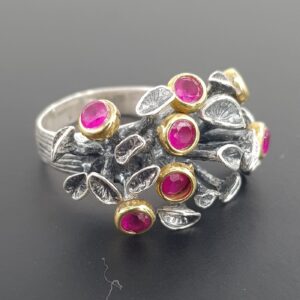 Yakut Yüzük (Gümüş)