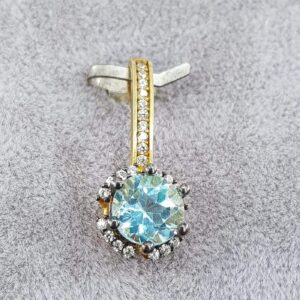 Topaz Kolye Ucu (Gümüş)