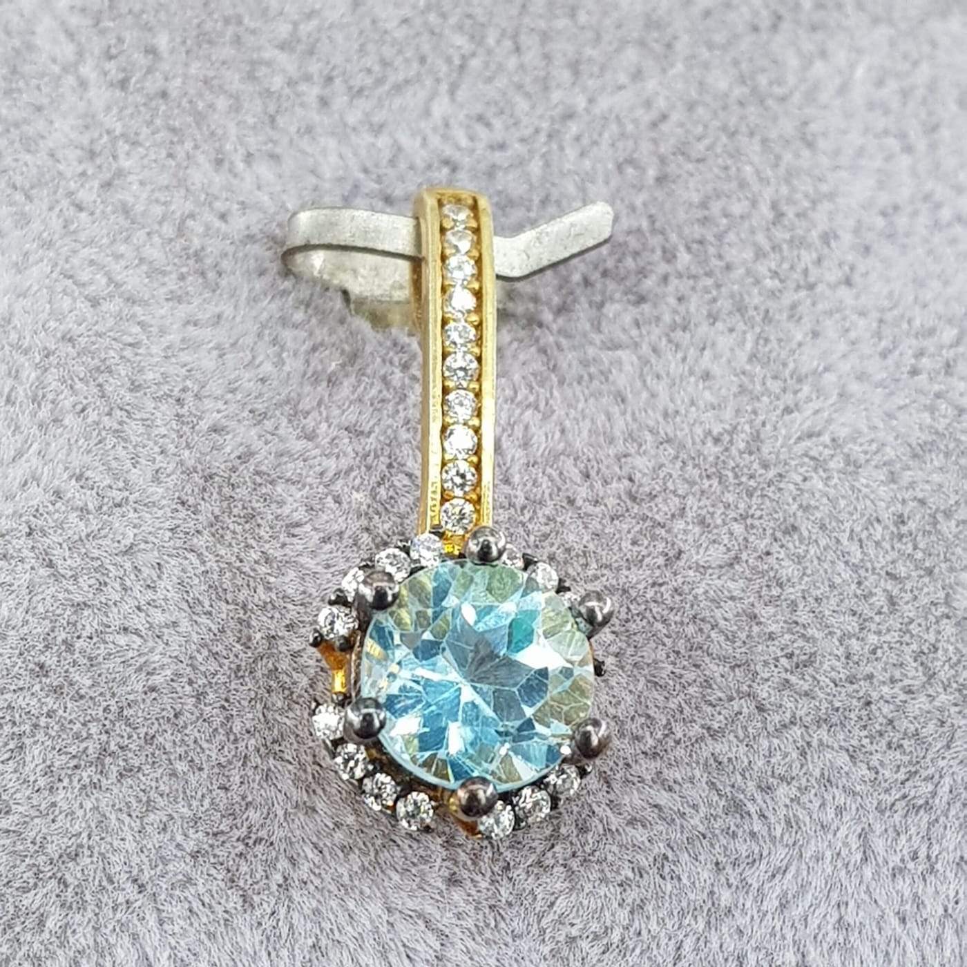 Topaz Kolye Ucu (Gümüş)