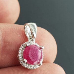 Yakut Kolye Ucu (Gümüş) - 2