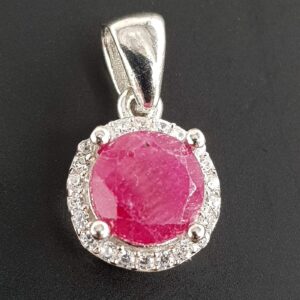 Yakut Kolye Ucu (Gümüş)