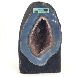 Mavi Kalsedon ve Ametist Jeot Brezilya