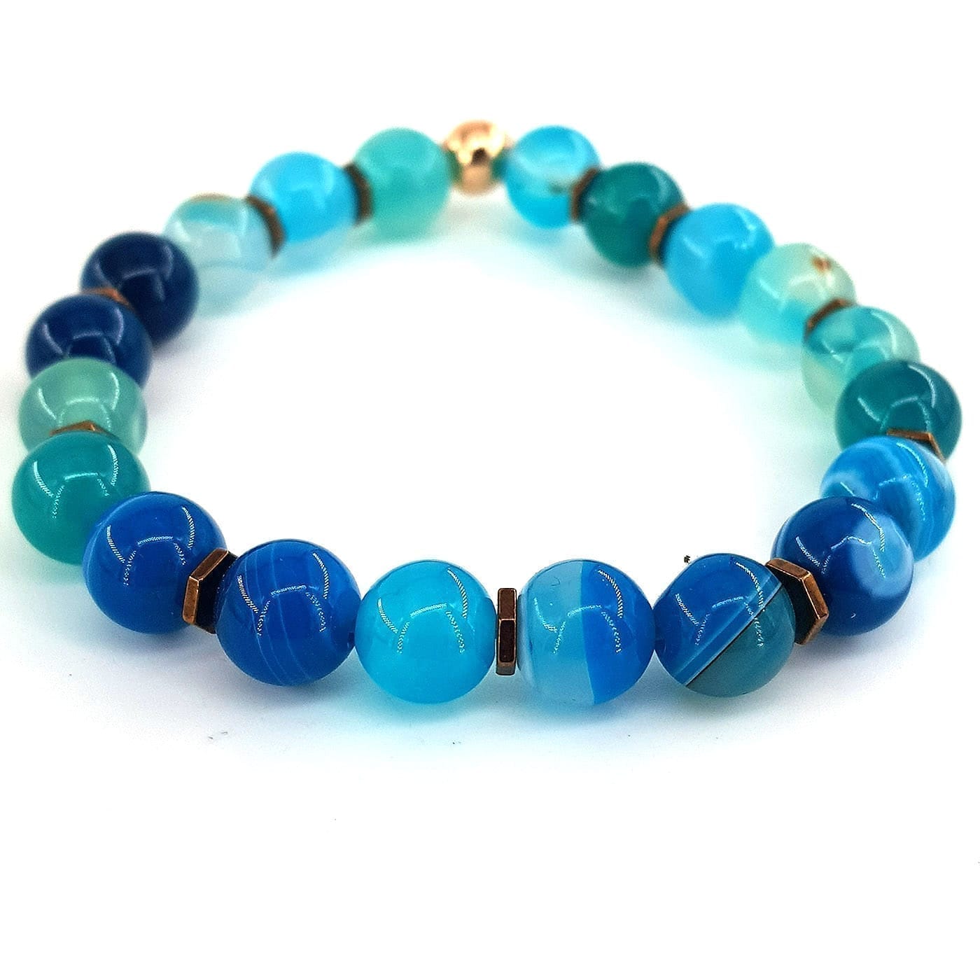 Mavi Akik Bileklik 8mm