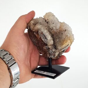 Alternative view of Kristal Kuvars Kalsedon (Standlı)