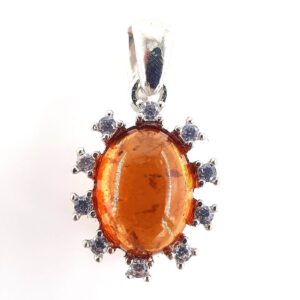 Turmalin Kolye Ucu (Gümüş) - turmalin Taşı Enerjisi ve Doğal Formu