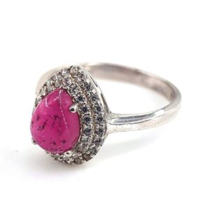 Yakut Yüzük (Gümüş)