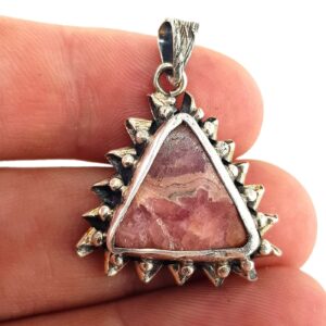 Alternative view of Rodokrozit Kolye Ucu (Gümüş)