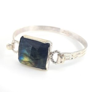 Labradorit Bileklik (Gümüş)
