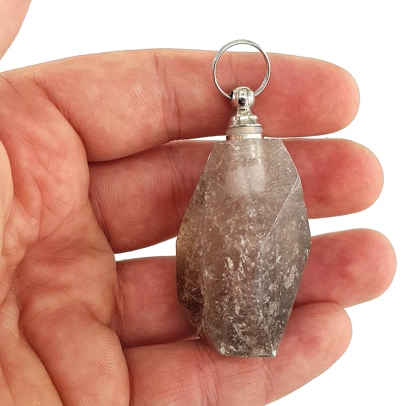 Dumanlı Kuvars Esans Şişesi - Görsel 2