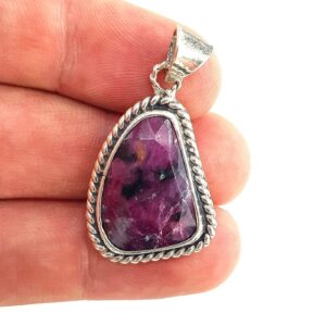 Yakut Kolye Ucu (Gümüş)