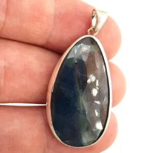 Alternative view of Safir Kolye Ucu (Gümüş)