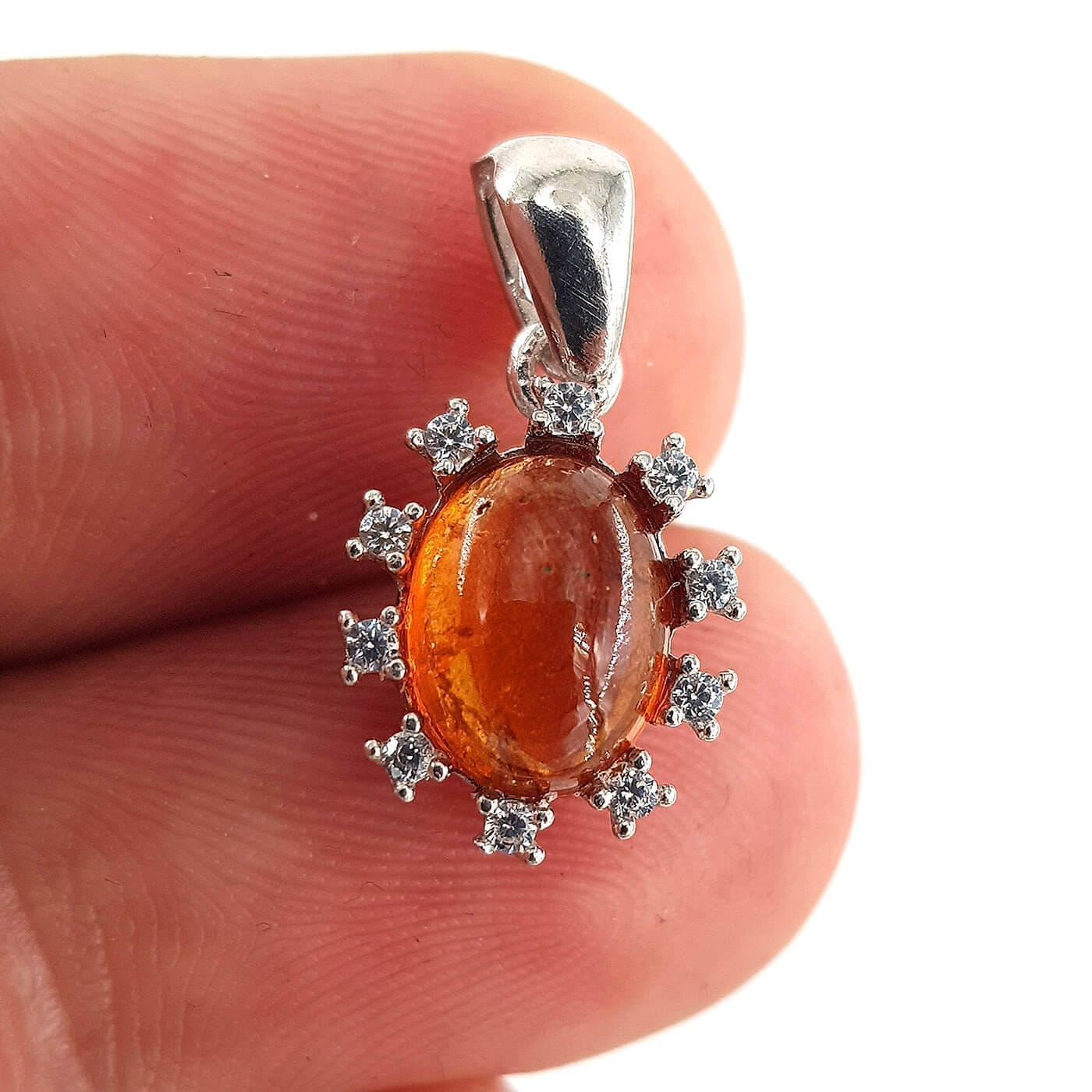 Turmalin Kolye Ucu (Gümüş)