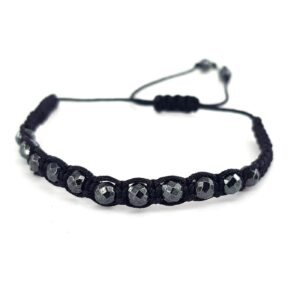 Hematit Bileklik Örgü 4mm