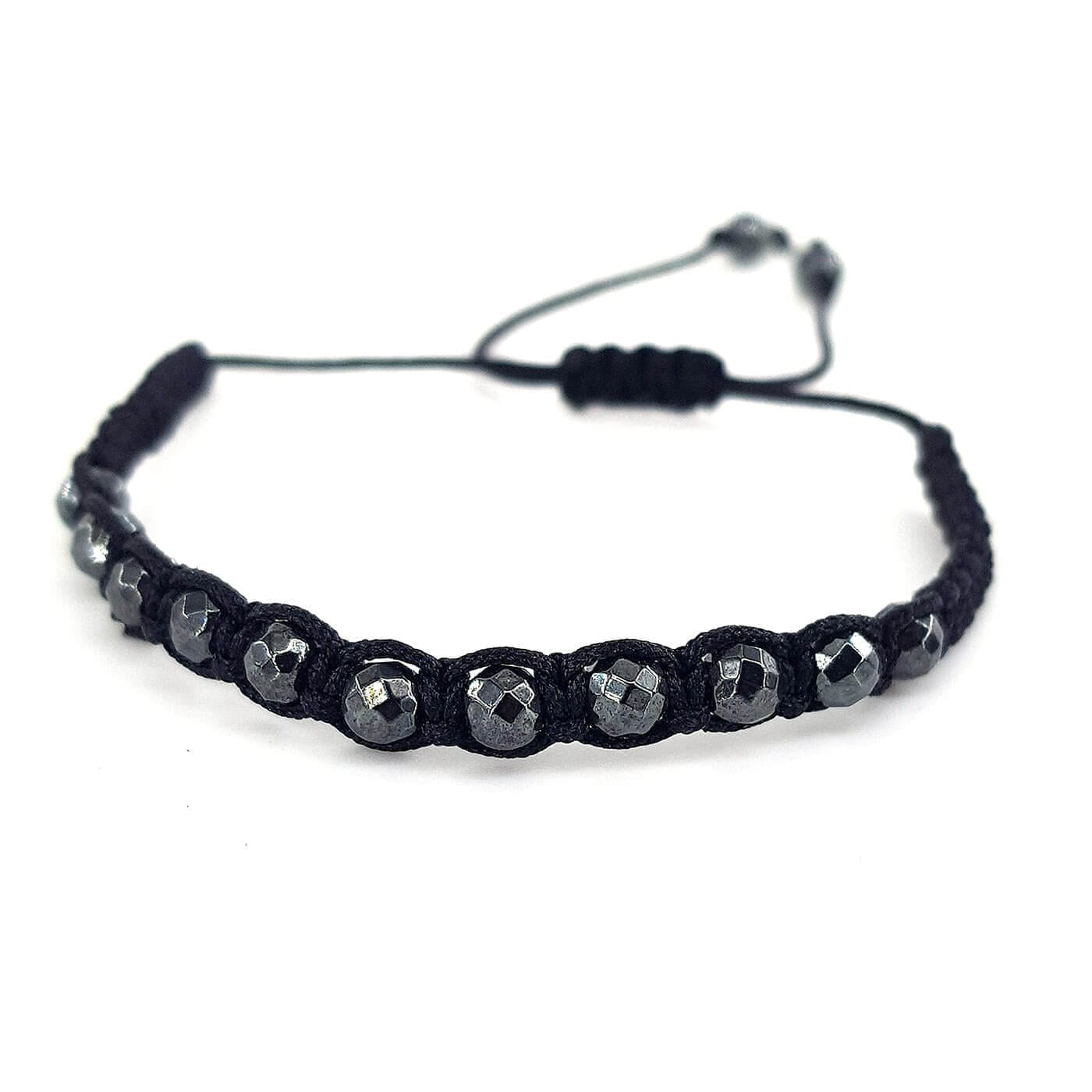 Hematit Bileklik Örgü 4mm