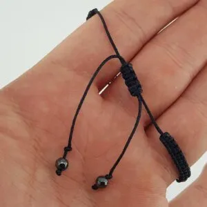 Alternative view of Hematit Bileklik Örgü 4mm