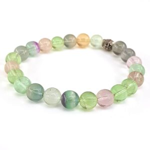 Rainbow Florit Bileklik 8mm