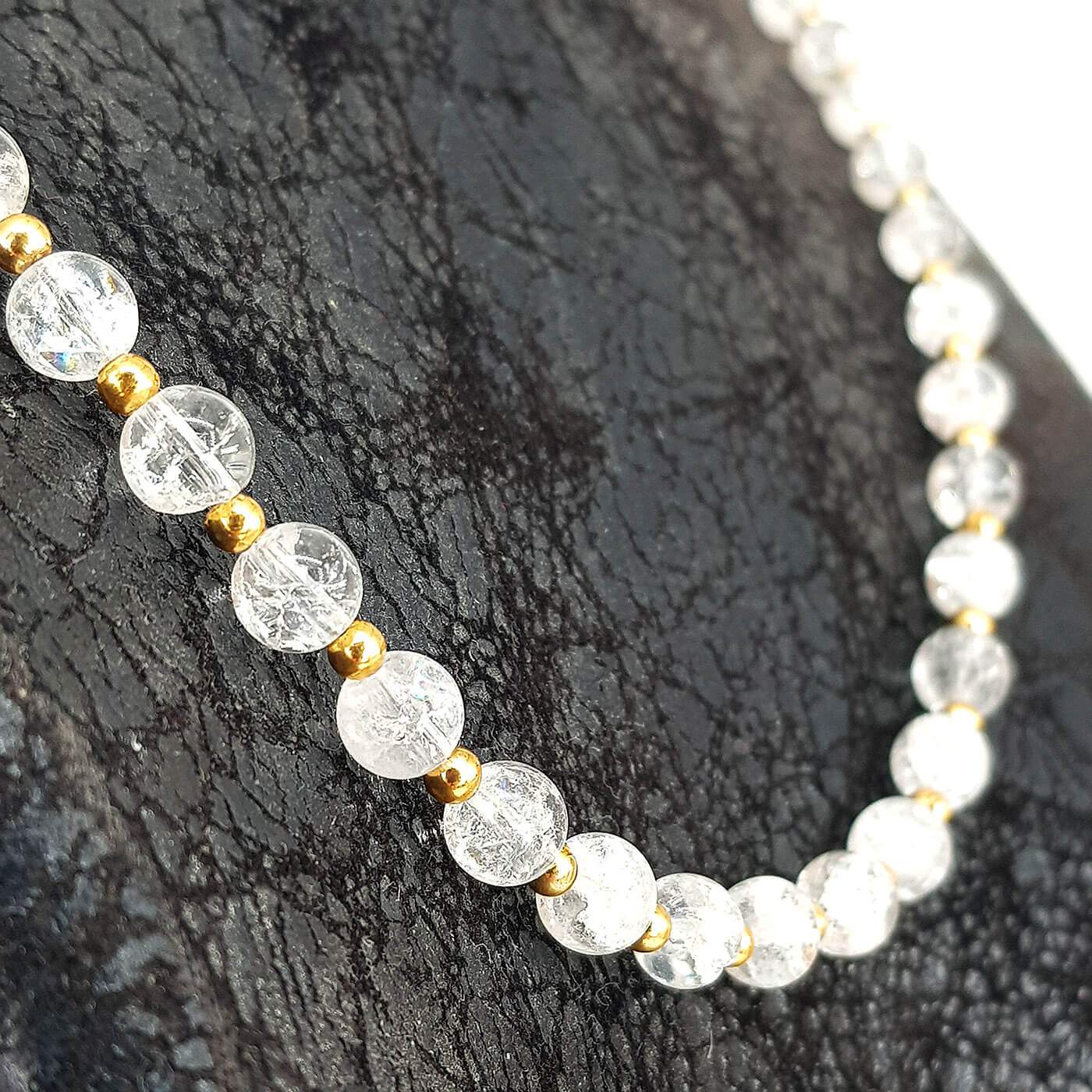 Necef (Dağ Kristali) Kolye 6mm - Görsel 2