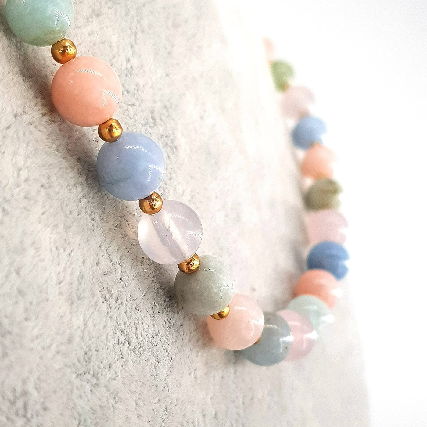 Morganit Kolye 8mm - Görsel 2