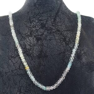 Morganit Rondela Faset Kolye 5mm