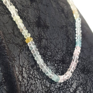 Alternative view of Morganit Rondela Faset Kolye 5mm