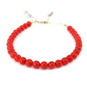 Tunus Mercan Bileklik Orijinal (Gümüş)