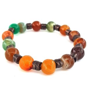 Brezilya Akik Faset Bileklik 10mm