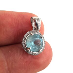 Topaz Kolye Ucu (Gümüş) - 2