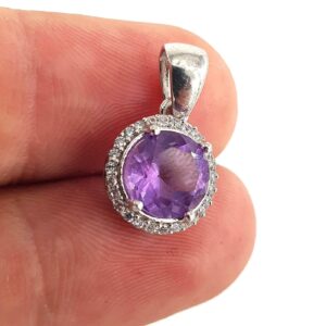 Ametist Kolye Ucu (Gümüş) - 2