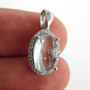 Topaz Kolye Ucu (Gümüş) - 2