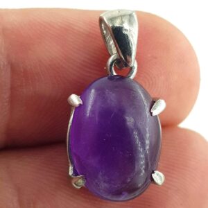 Ametist Kolye Ucu (Gümüş) - 2