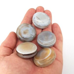 Botswana Akik Tambur - Akik Taşı Enerjisi ve Doğal Formu