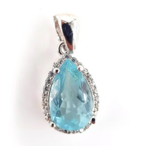 Topaz Kolye Ucu (Gümüş)