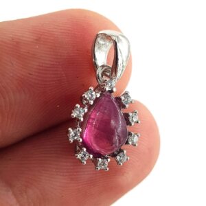 Turmalin Kolye Ucu (Gümüş) - turmalin Taşı Enerjisi ve Doğal Formu