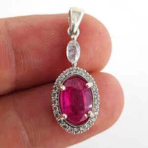 Yakut Kolye Ucu (Gümüş) - 2