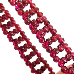 Garnet (Lal) Bileklik Örgü - 2