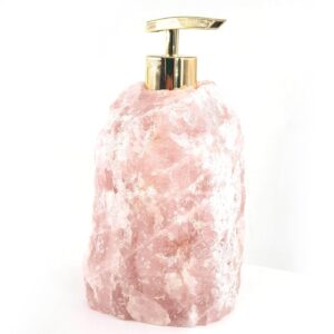 Pembe Kuvars Doğaltaş Sabunluk