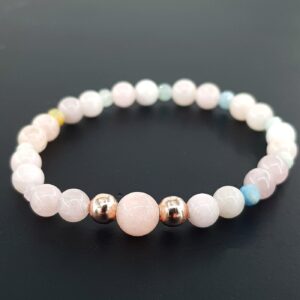 Morganit Bileklik 6-8 mm