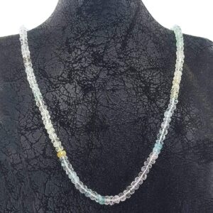 Morganit Rondela Faset Kolye 5mm